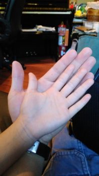 Our hands